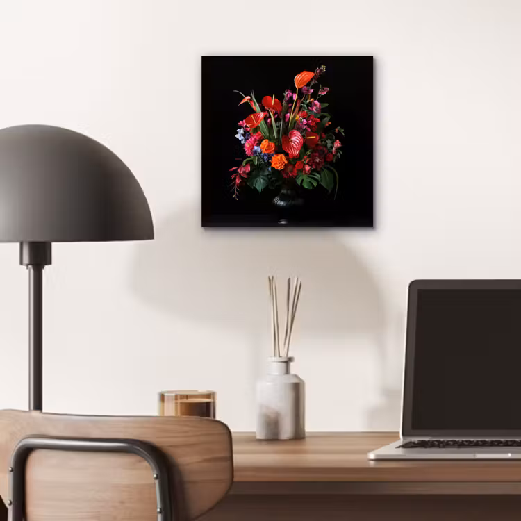 Aluminium schilderij - Bloemen - Boeket - Sierlijk — 6