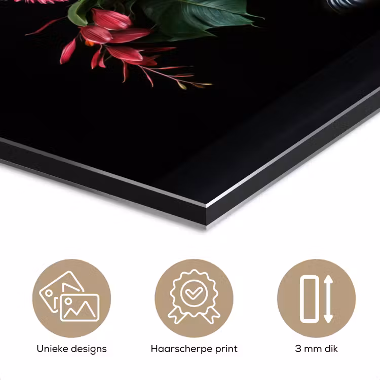 Aluminium schilderij - Bloemen - Boeket - Sierlijk — 7