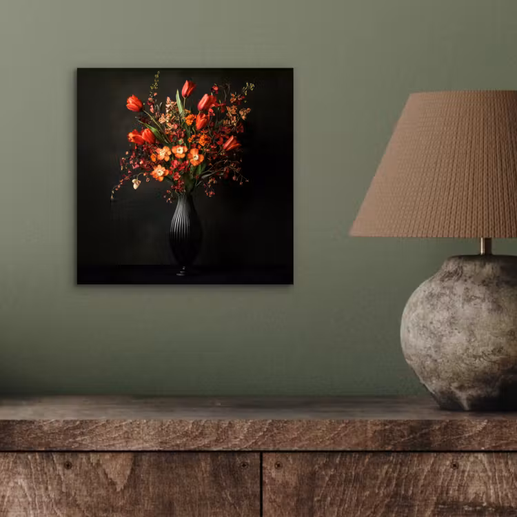 Aluminium schilderij - Bloemen - Takken - Boeket — 3
