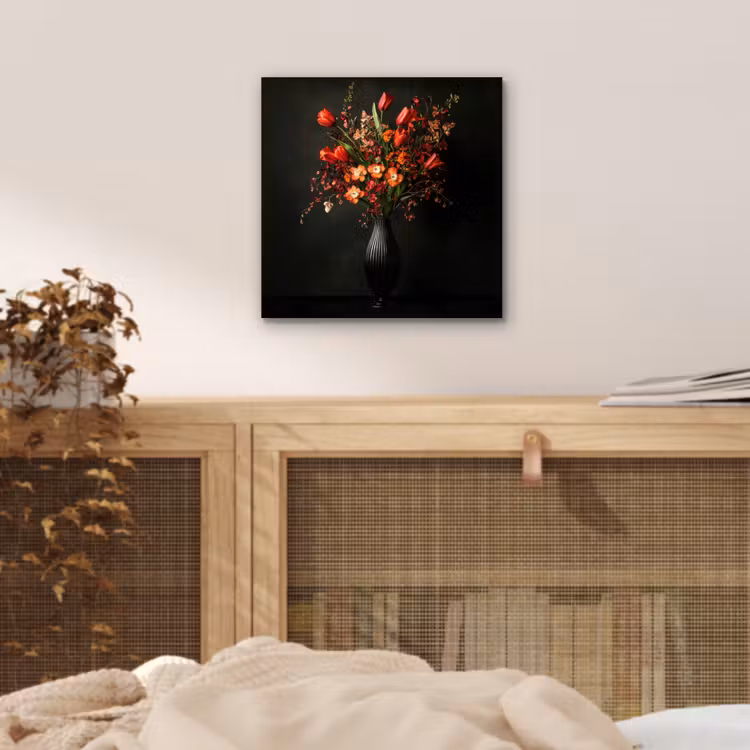 Aluminium schilderij - Bloemen - Takken - Boeket — 4