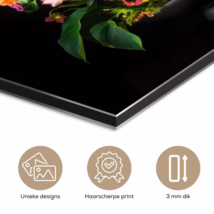 Aluminium schilderij - Bloemen - Vaas - Kleurrijk — 7