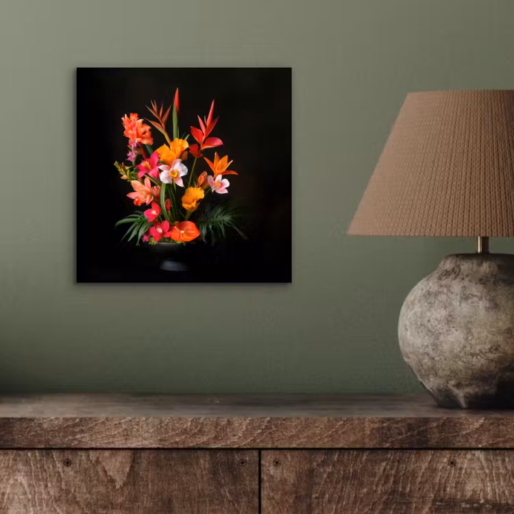 Aluminium schilderij - Boeket - Bloemen - Exotisch — 3