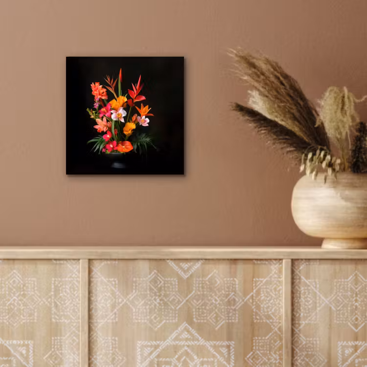 Aluminium schilderij - Boeket - Bloemen - Exotisch — 5