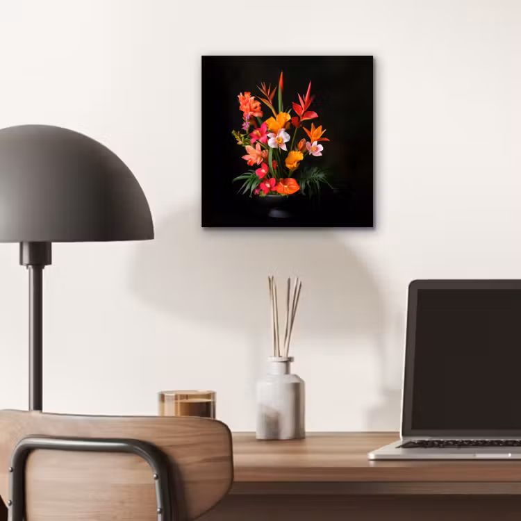 Aluminium schilderij - Boeket - Bloemen - Exotisch — 6
