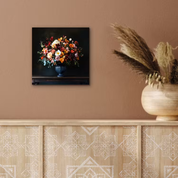 Aluminium schilderij - Groot - Bloemen - Vaas - Boeket — 5