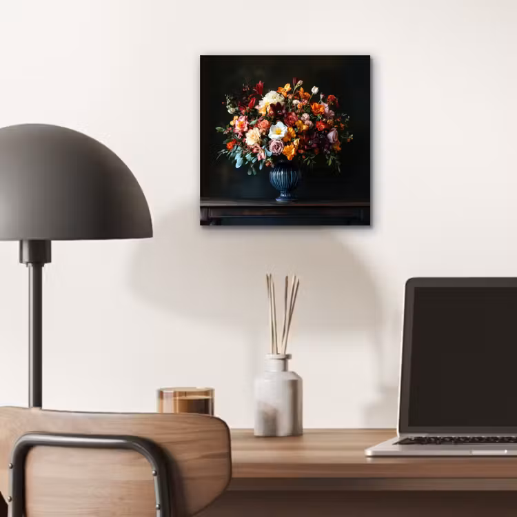 Aluminium schilderij - Groot - Bloemen - Vaas - Boeket — 6