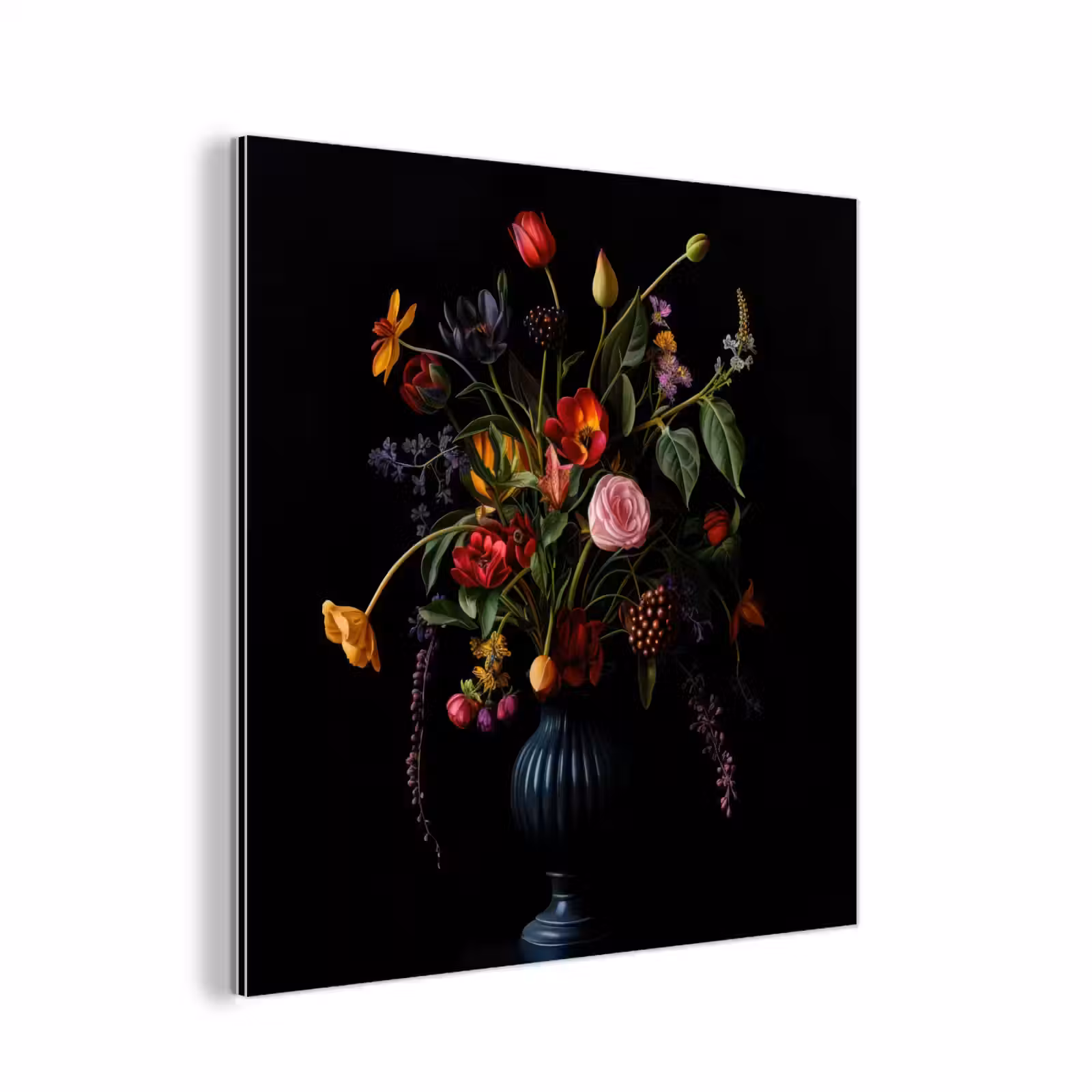 Aluminium schilderij - Bloemen - Bessen - Klassiek — 1