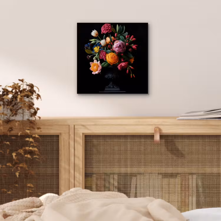 Aluminium schilderij - Boeket - Romantisch - Kleurrijk — 4