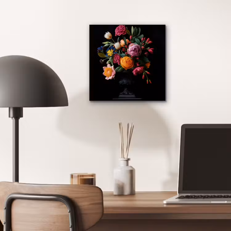 Aluminium schilderij - Boeket - Romantisch - Kleurrijk — 6