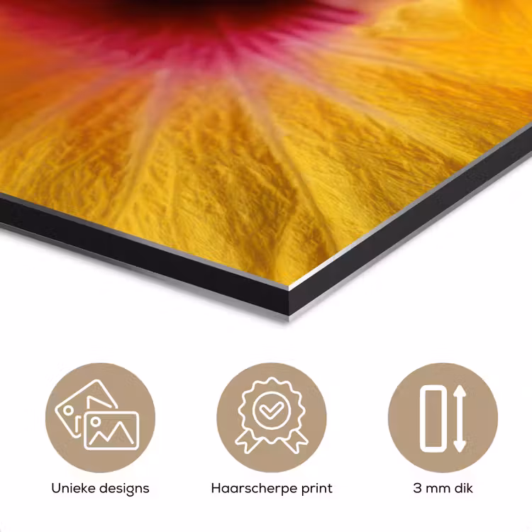 Aluminium schilderij - Geel - Hibiscus - Tropisch — 7