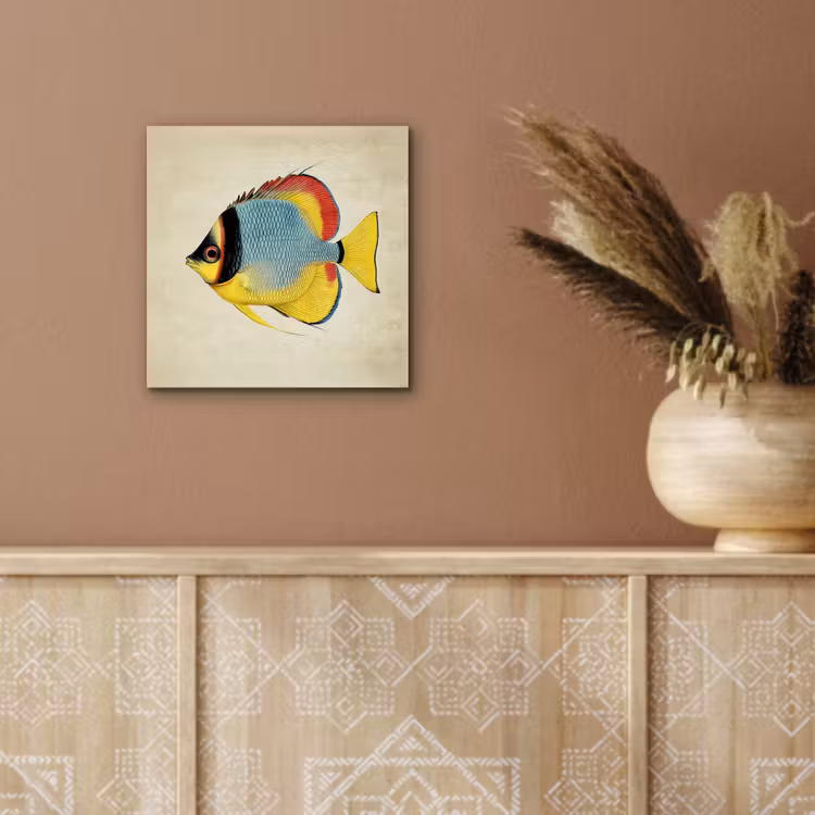Aluminium schilderij - Kleurrijk - Vis - Schubben - Illustratie — 5