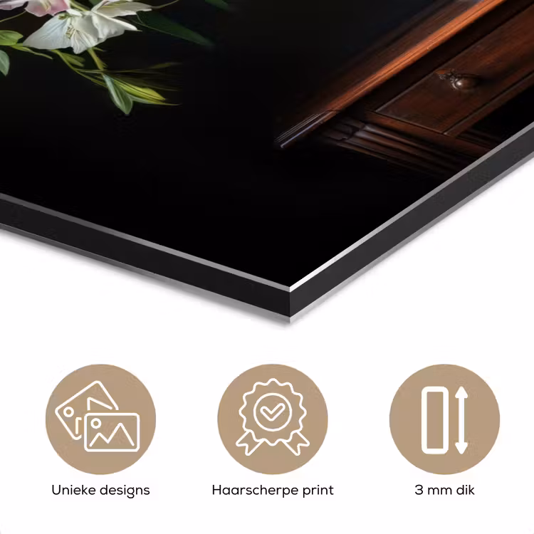 Aluminium schilderij - Kleur - Vaas - Bloemen - Boeket — 7