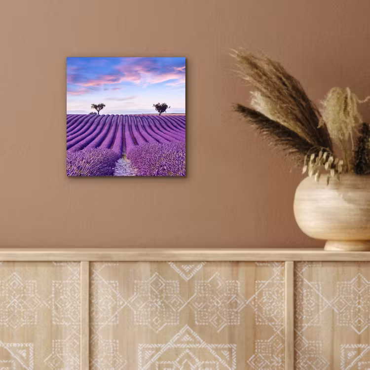 Aluminium schilderij - Lavendel - Natuur - Paars - Bomen - Bloemen — 5