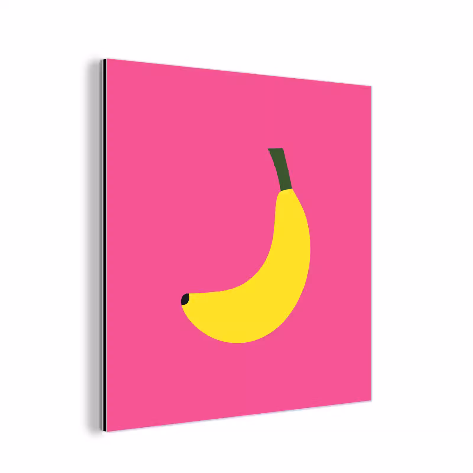 Aluminium schilderij - Banaan - Geel - Fruit — 1