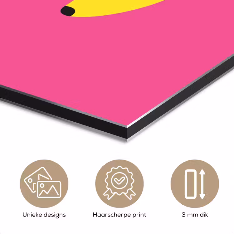 Aluminium schilderij - Banaan - Geel - Fruit — 7
