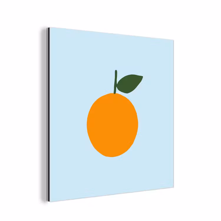 Aluminium schilderij - Fruit - Sinaasappel - Oranje — 1