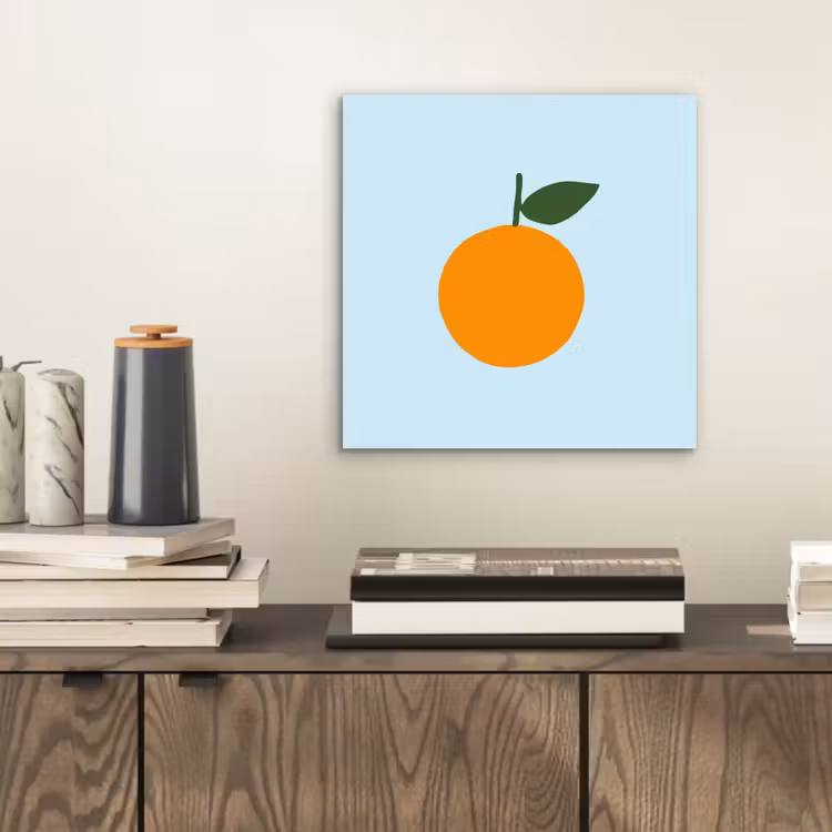 Aluminium schilderij - Fruit - Sinaasappel - Oranje — 2