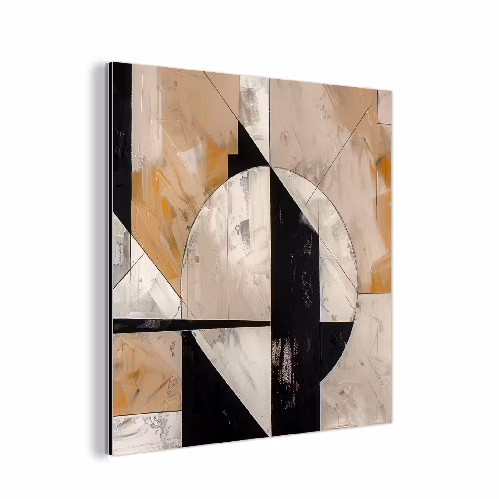Aluminium schilderij - Abstract - Modern - Geometrisch - Pastel — 1