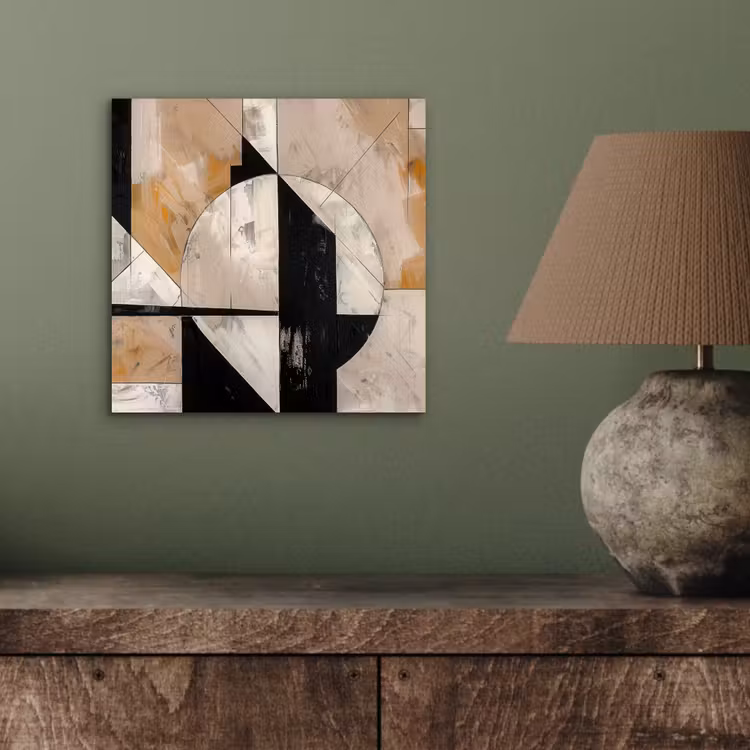 Aluminium schilderij - Abstract - Modern - Geometrisch - Pastel — 3