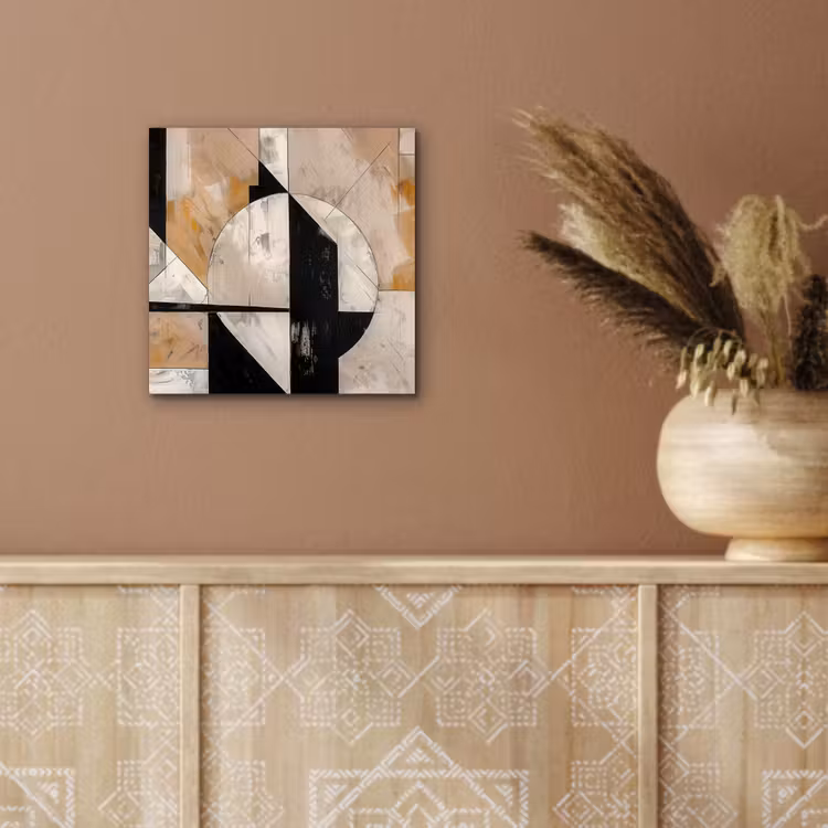 Aluminium schilderij - Abstract - Modern - Geometrisch - Pastel — 5