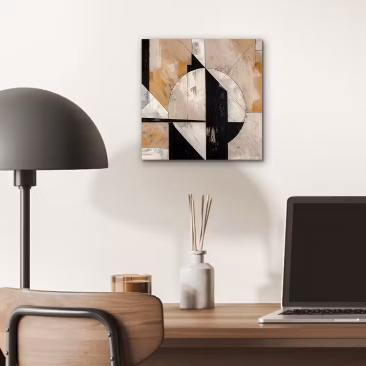 Aluminium schilderij - Abstract - Modern - Geometrisch - Pastel — 6