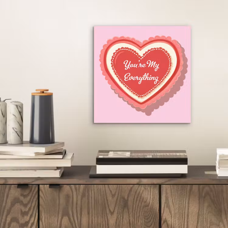 Aluminium schilderij - Liefde - Hart - Valentijn — 2