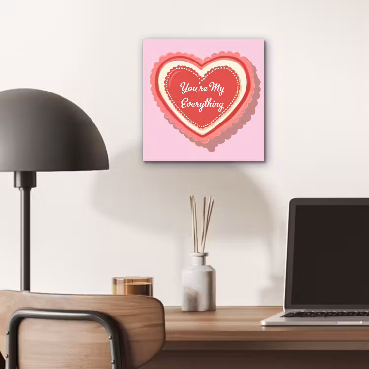 Aluminium schilderij - Liefde - Hart - Valentijn — 6