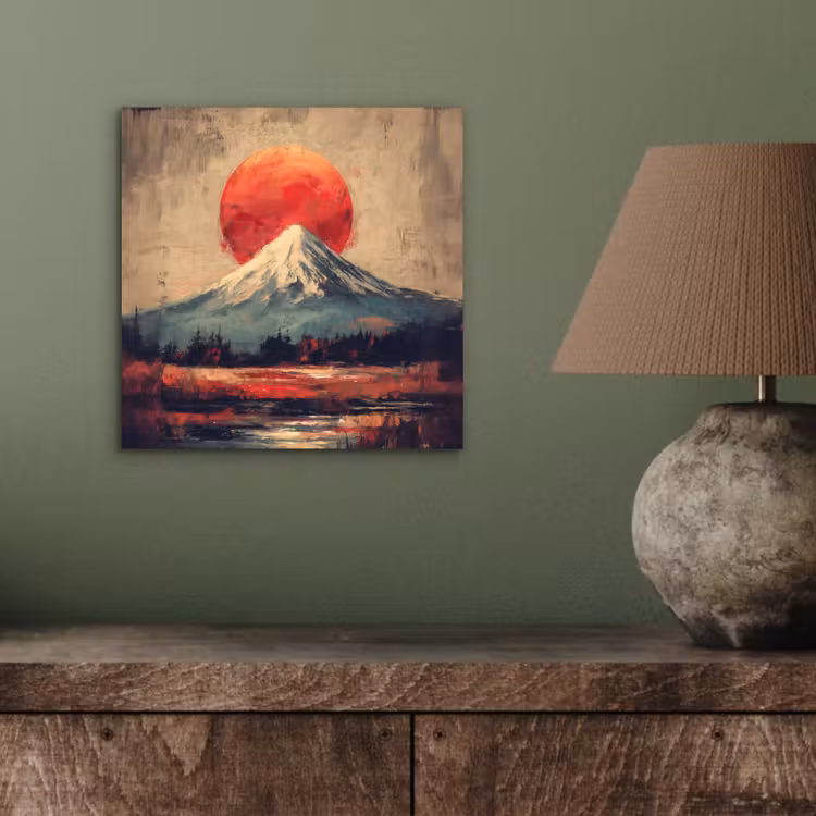 Aluminium schilderij - Bergtop - Sneeuw - Zon — 3
