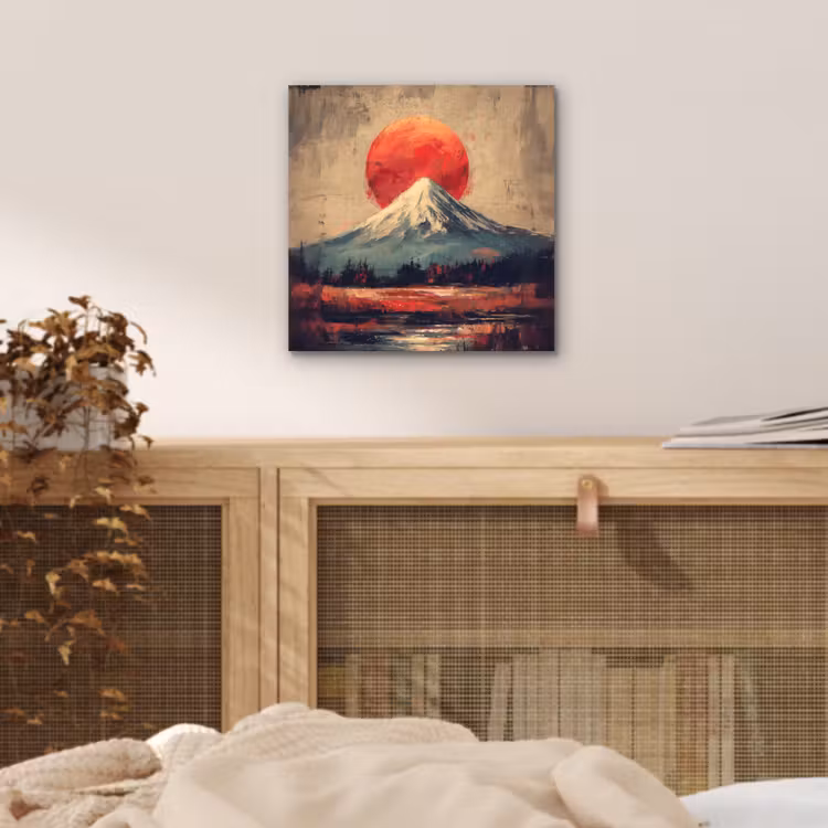Aluminium schilderij - Bergtop - Sneeuw - Zon — 4
