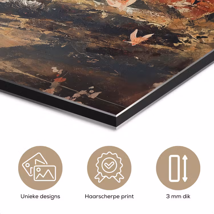 Aluminium schilderij - Kimono - Vrouw - kersenbomen — 7