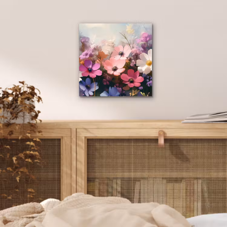 Aluminium schilderij - Bloemen - Kleurrijk - Bloei — 4