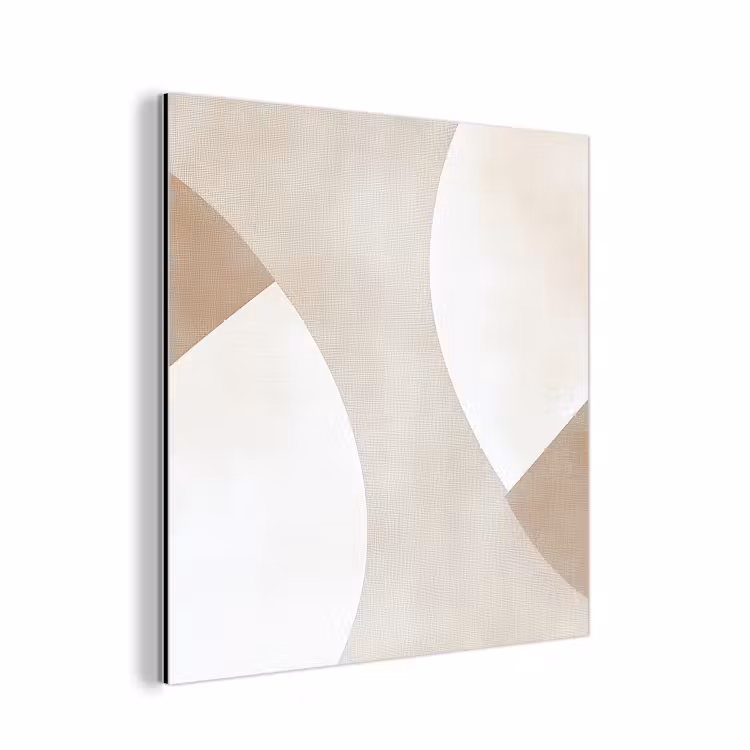 Aluminium schilderij - Bruin - Japandi - Abstract — 1