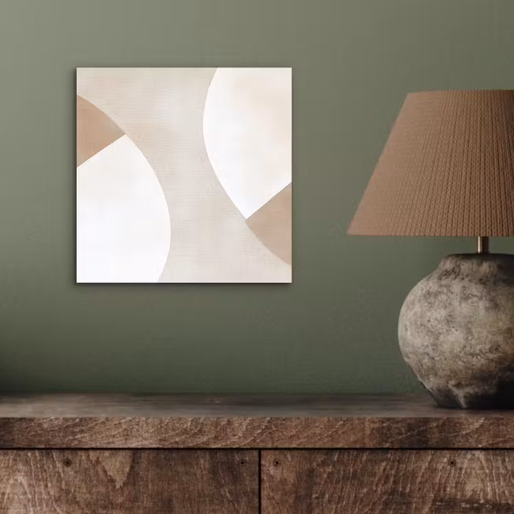 Aluminium schilderij - Bruin - Japandi - Abstract — 3