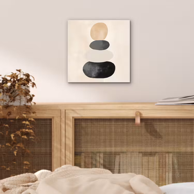 Aluminium schilderij - Japandi - Wabi sabi - Beige — 4