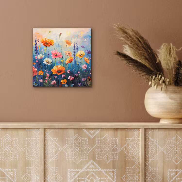 Aluminium schilderij - Bloemen - Natuur - Waterverf - Kunst — 5