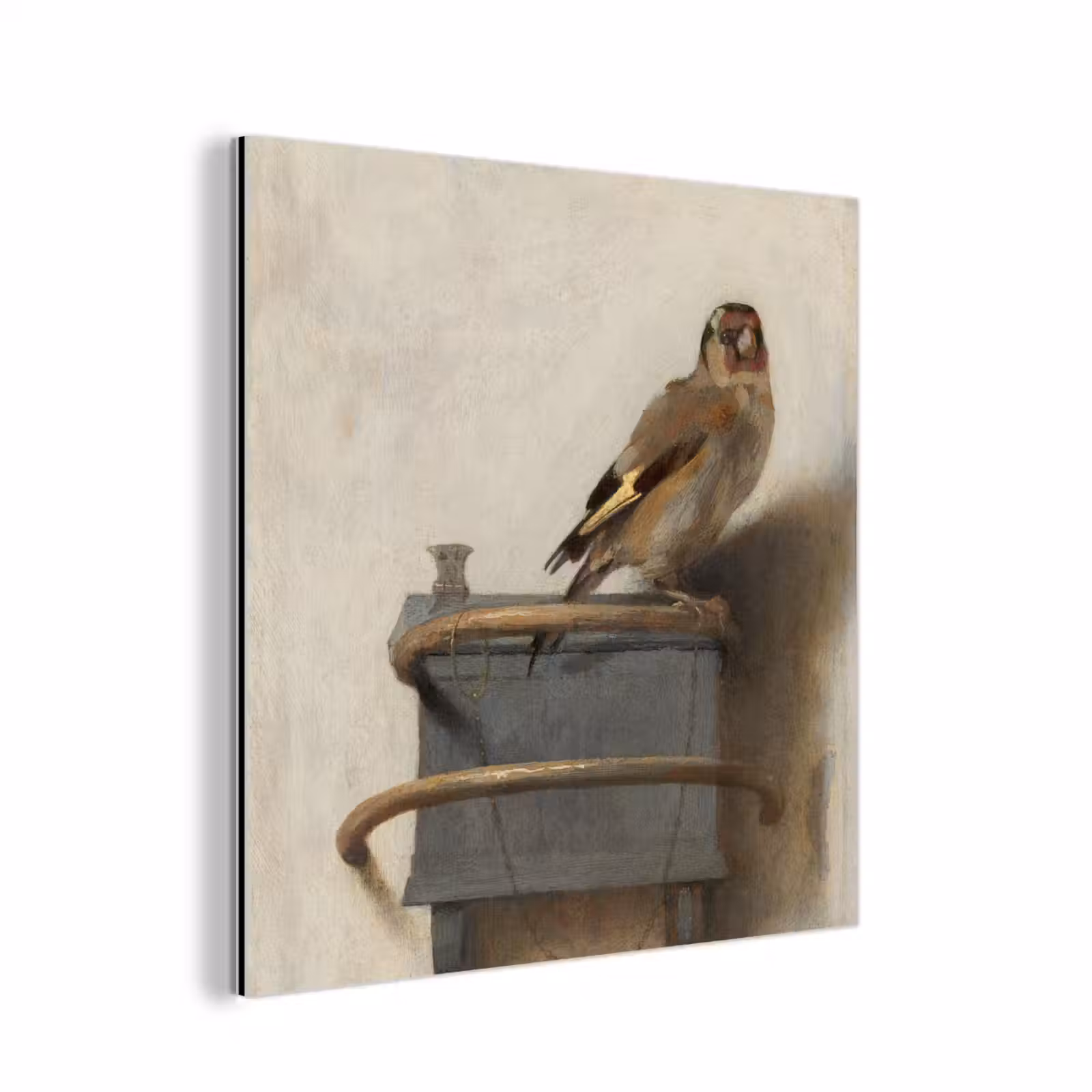 Aluminium schilderij - Het puttertje - Carel Fabritius — 1