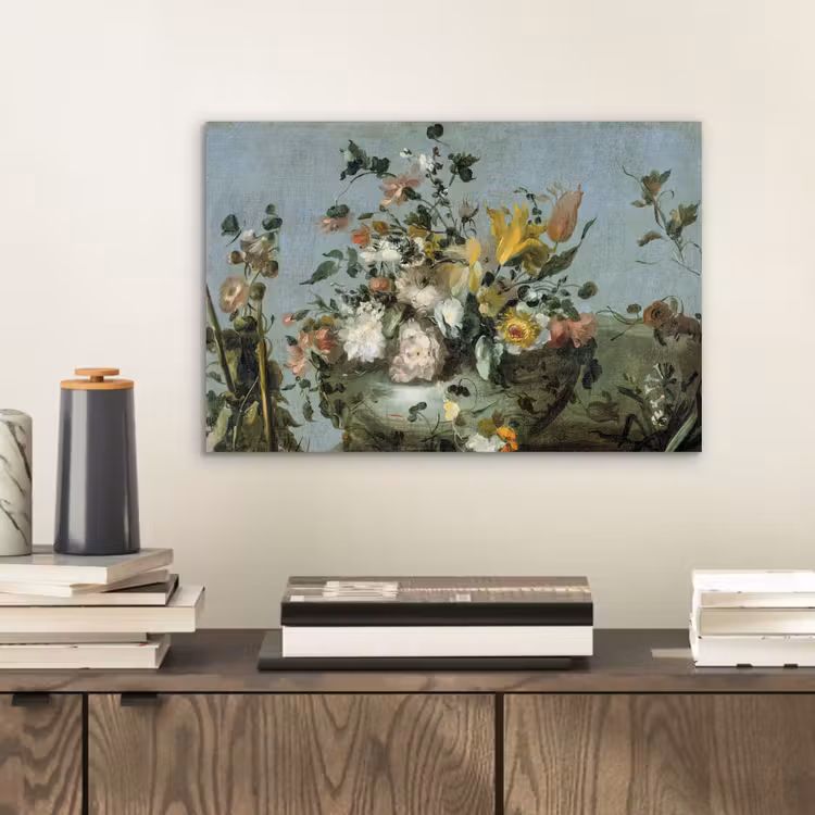 Aluminium schilderij - Bloemen - Oude Meesters - Olieverf — 2