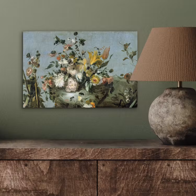 Aluminium schilderij - Bloemen - Oude Meesters - Olieverf — 3