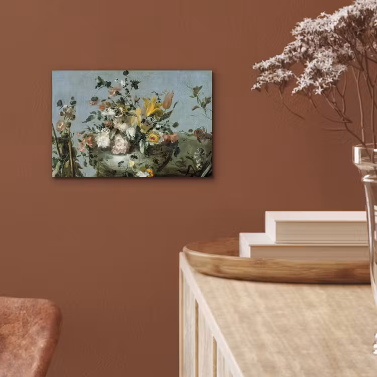 Aluminium schilderij - Bloemen - Oude Meesters - Olieverf — 5
