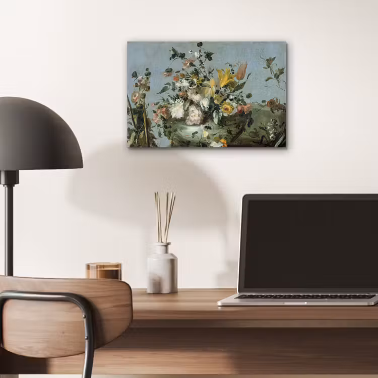 Aluminium schilderij - Bloemen - Oude Meesters - Olieverf — 6