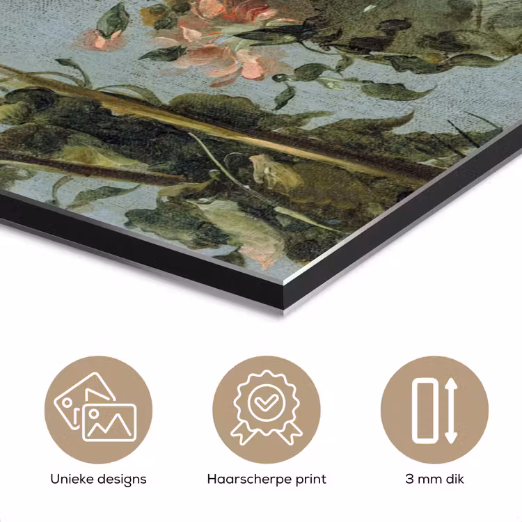 Aluminium schilderij - Bloemen - Oude Meesters - Olieverf — 7