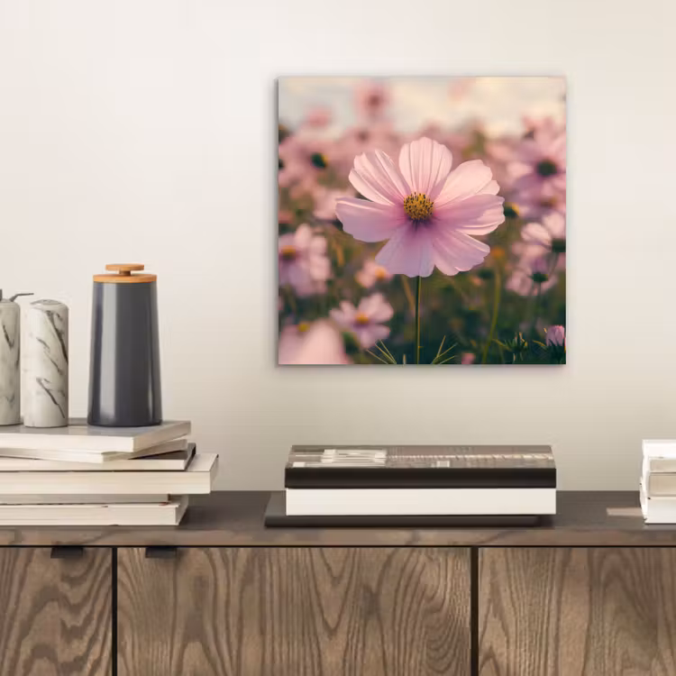 Aluminium schilderij - Bloemen - Paars - Wazig — 2