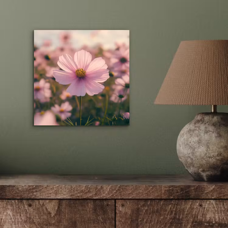 Aluminium schilderij - Bloemen - Paars - Wazig — 3