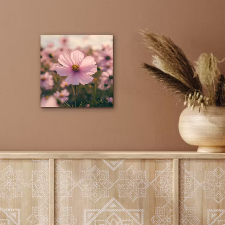 Aluminium schilderij - Bloemen - Paars - Wazig — 5