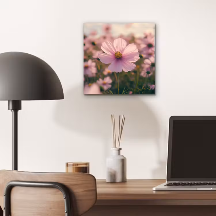 Aluminium schilderij - Bloemen - Paars - Wazig — 6