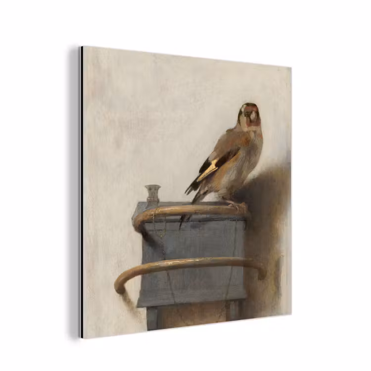 Aluminium schilderij - Het puttertje - Carel Fabritius — 1