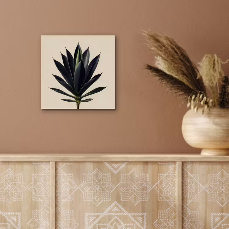 Aluminium schilderij - Agaveplant - Symmetrisch - Groen — 5