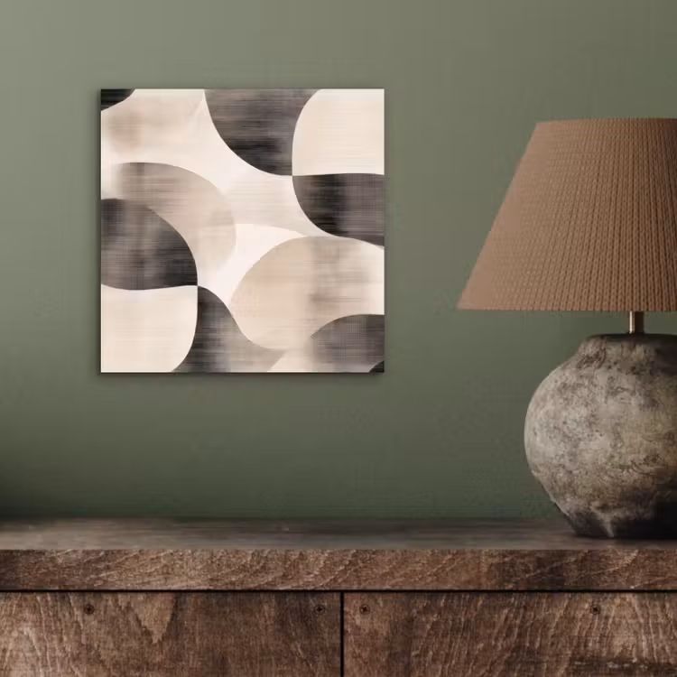Aluminium schilderij - Grillige vormen - Subtiele overgangen - Dynamisch — 3