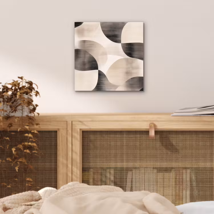 Aluminium schilderij - Grillige vormen - Subtiele overgangen - Dynamisch — 4