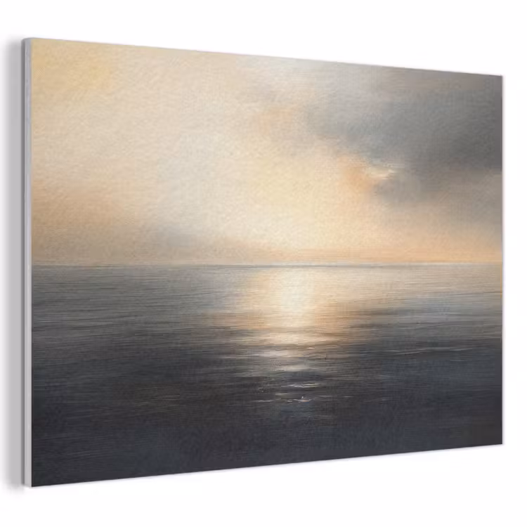 Akoestisch schilderij - Zon - Horizon - Zee — 1